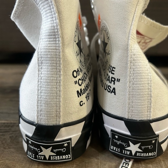 Off-White Converse Chuck Taylor All-Star 70 Hi White 163862C - Picture 13 of 14